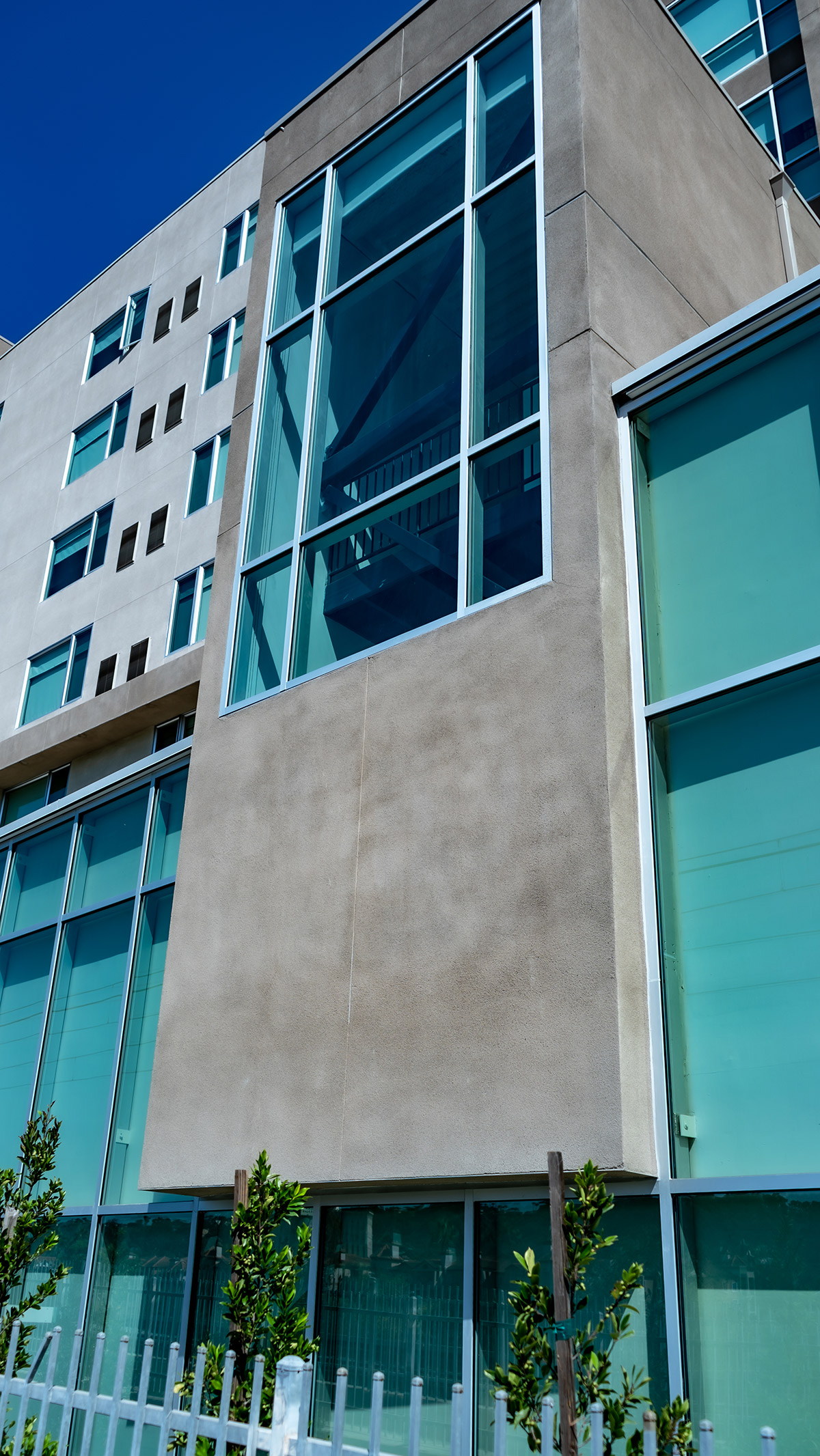 Tall glass and window installation